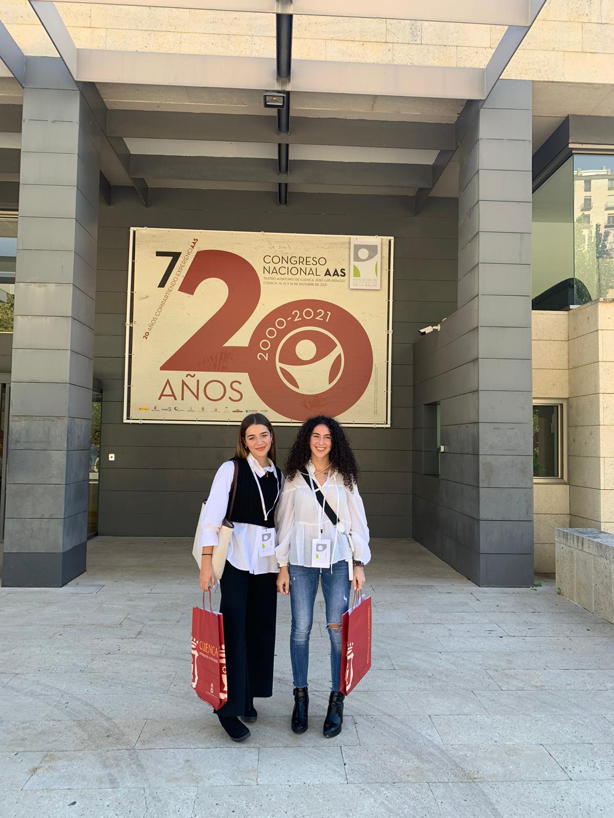 Dos alumnas del Bi+ en el 7º Congreso Nacional de Administrativos de la Salud